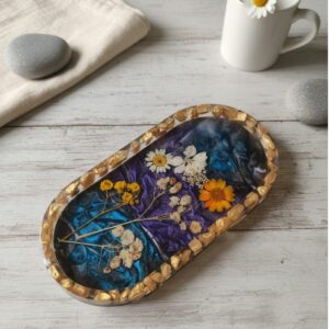 resin art coaster gift handmade